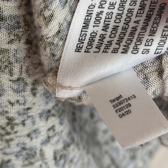 Floral Long Sleeve Dress - Gray from target - Picture 5 of 10